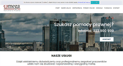 Desktop Screenshot of omega-kancelaria.pl